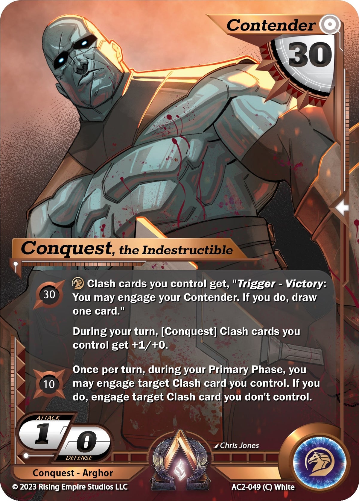 Image for Conquest, the Indestructible (AC2-049) (Clashgrounds) - Alpha Clash
