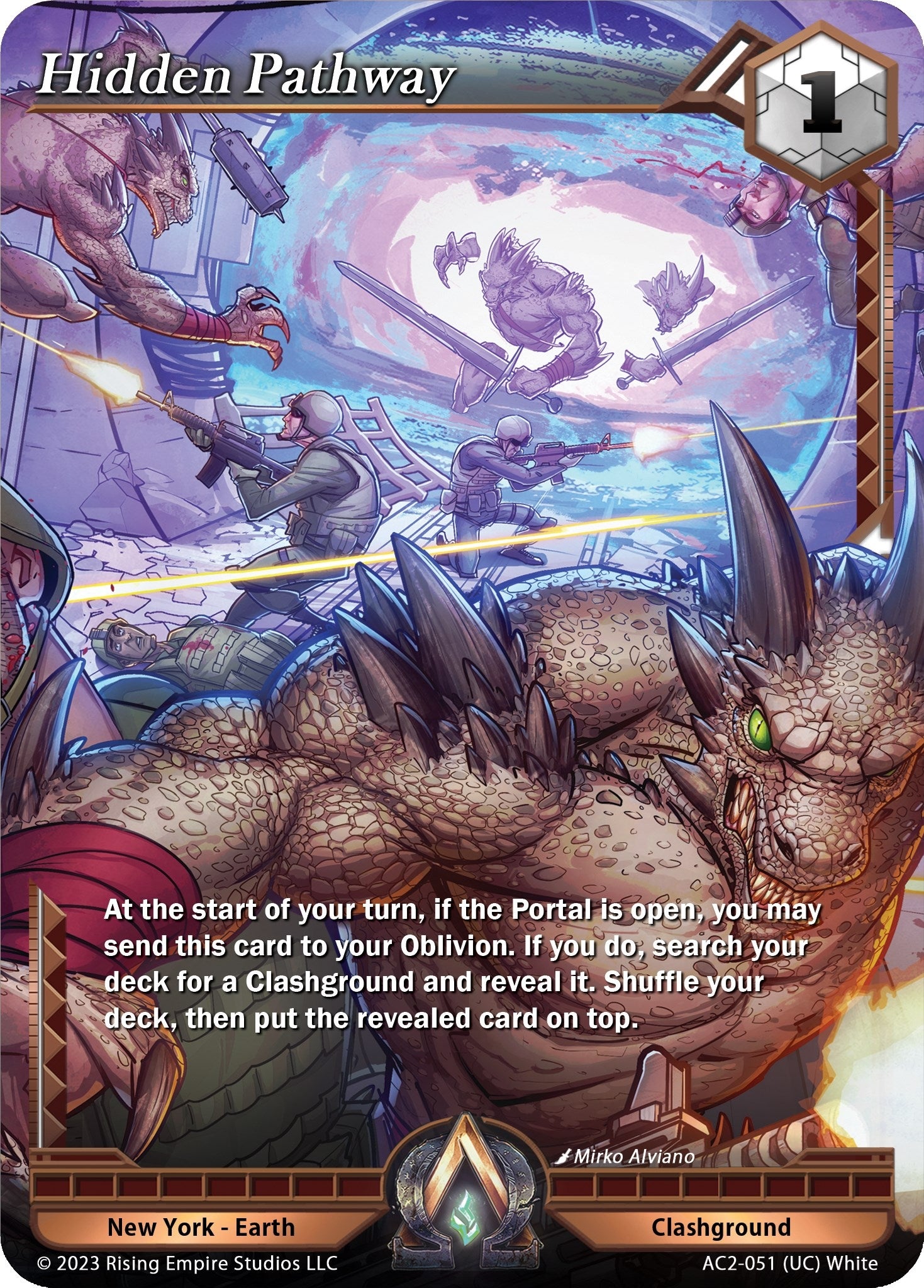 Image for Hidden Pathway (AC2-051) (Clashgrounds) - Alpha Clash