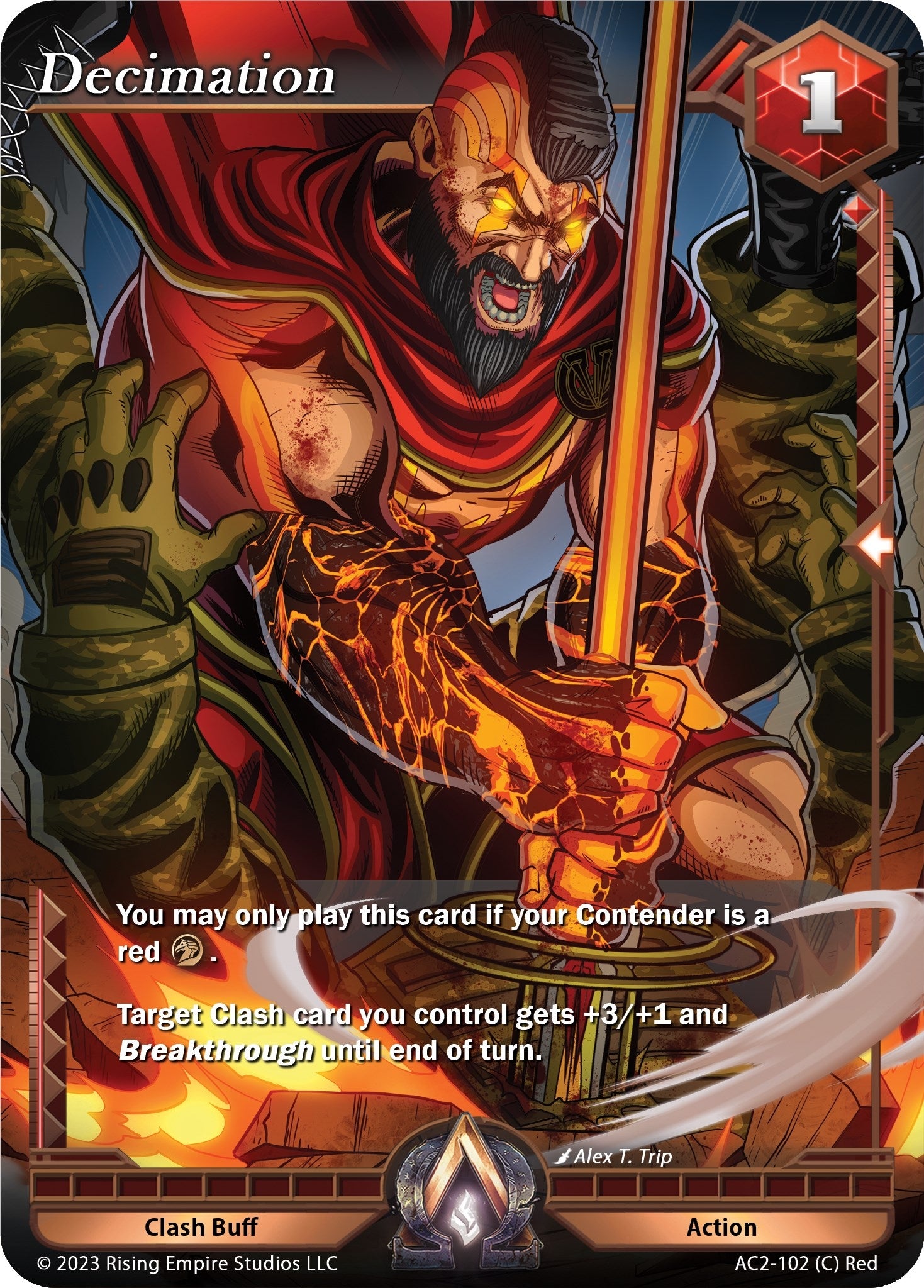 Image for Decimation (AC2-102) (Clashgrounds) - Alpha Clash