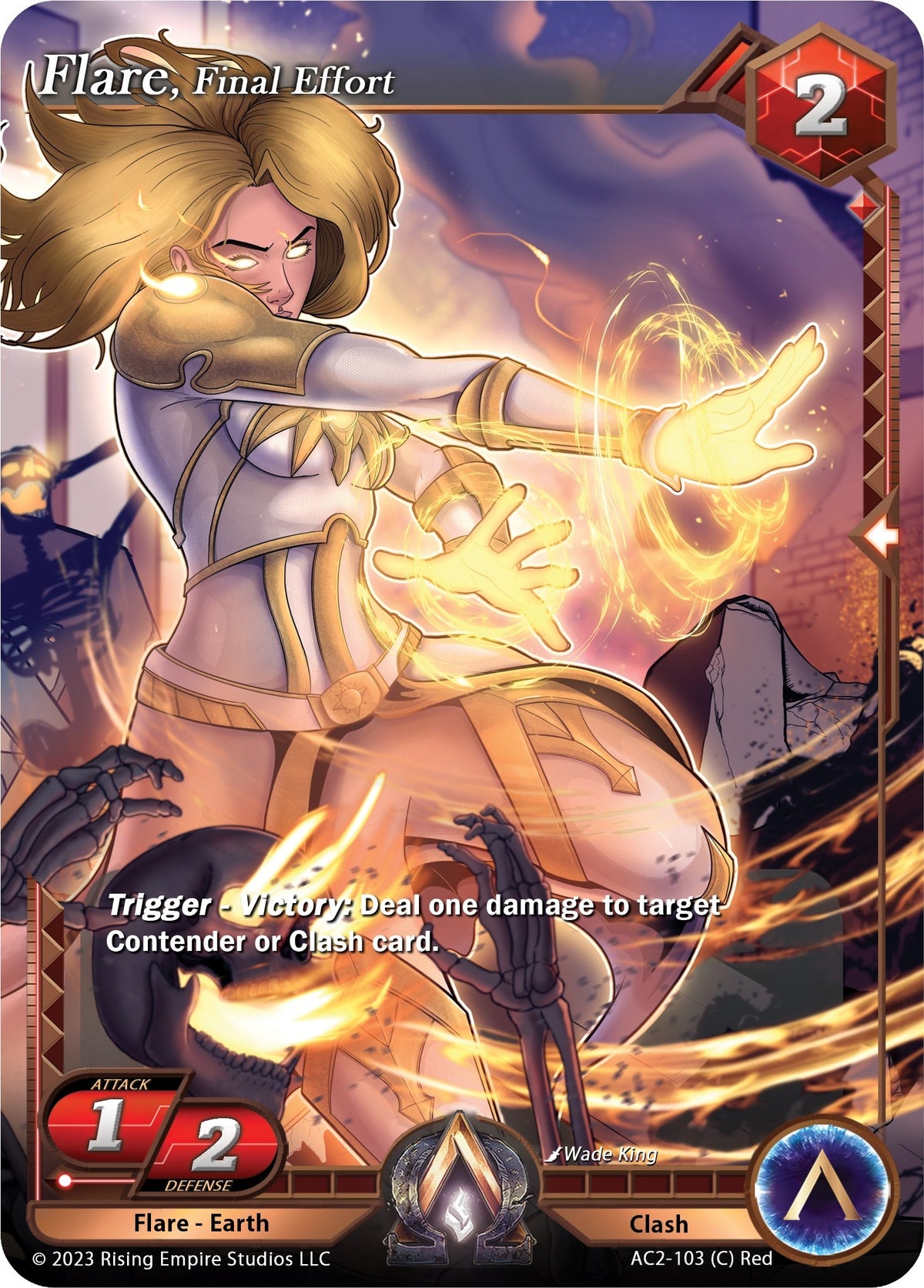 Image for Flare, Final Effort (AC2-103) (Clashgrounds) - Alpha Clash
