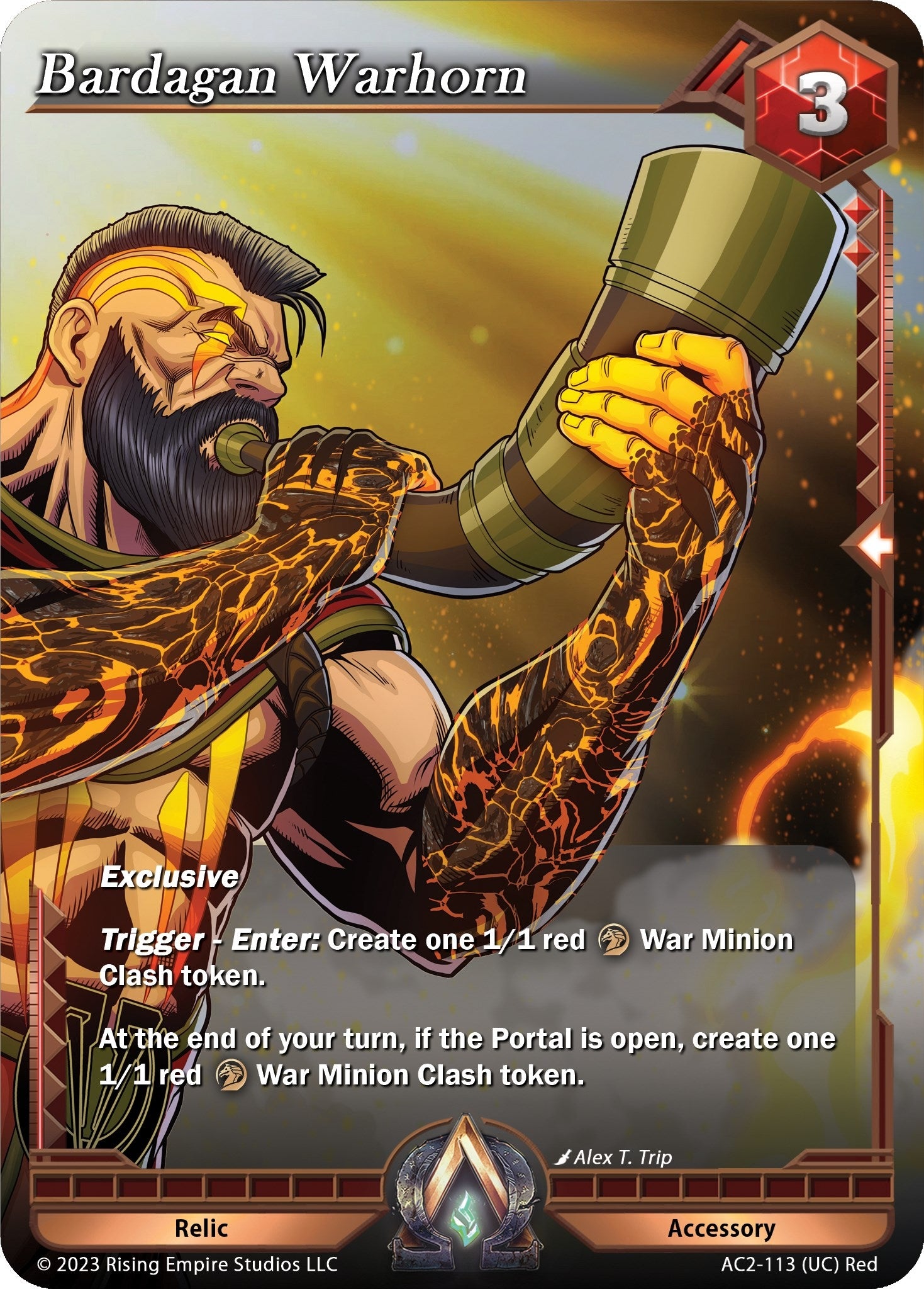 Image for Bardagan Warhorn (AC2-113) (Clashgrounds) - Alpha Clash