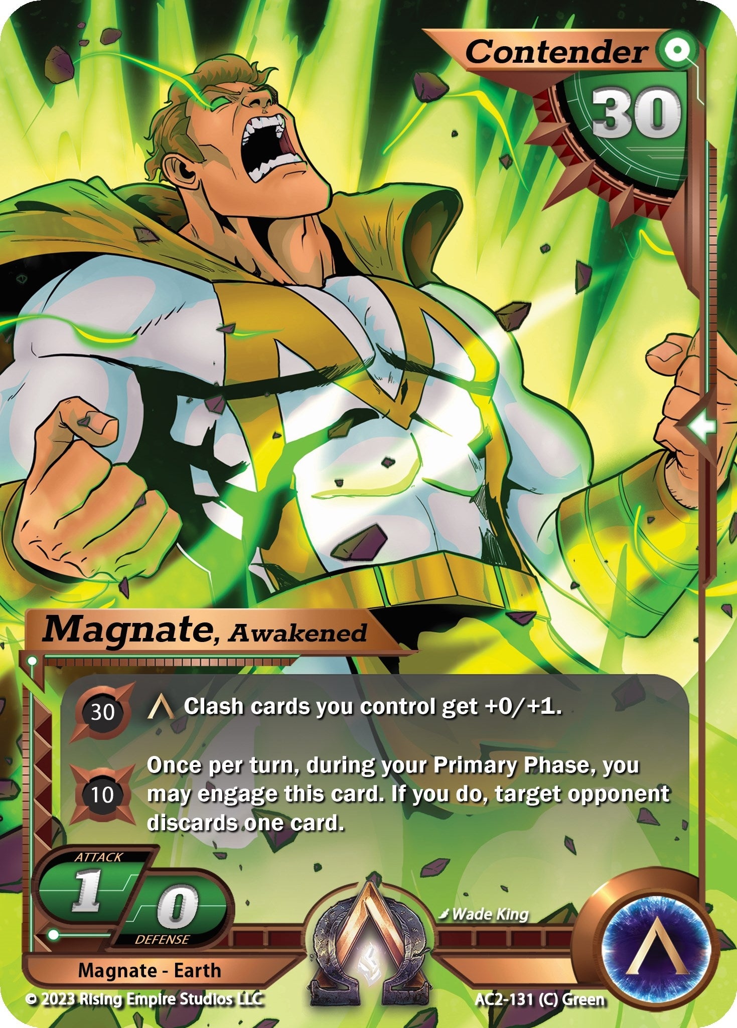Image for Magnate, Awakened (Alternate Art) (AC2-131) (Clashgrounds) - Alpha Clash