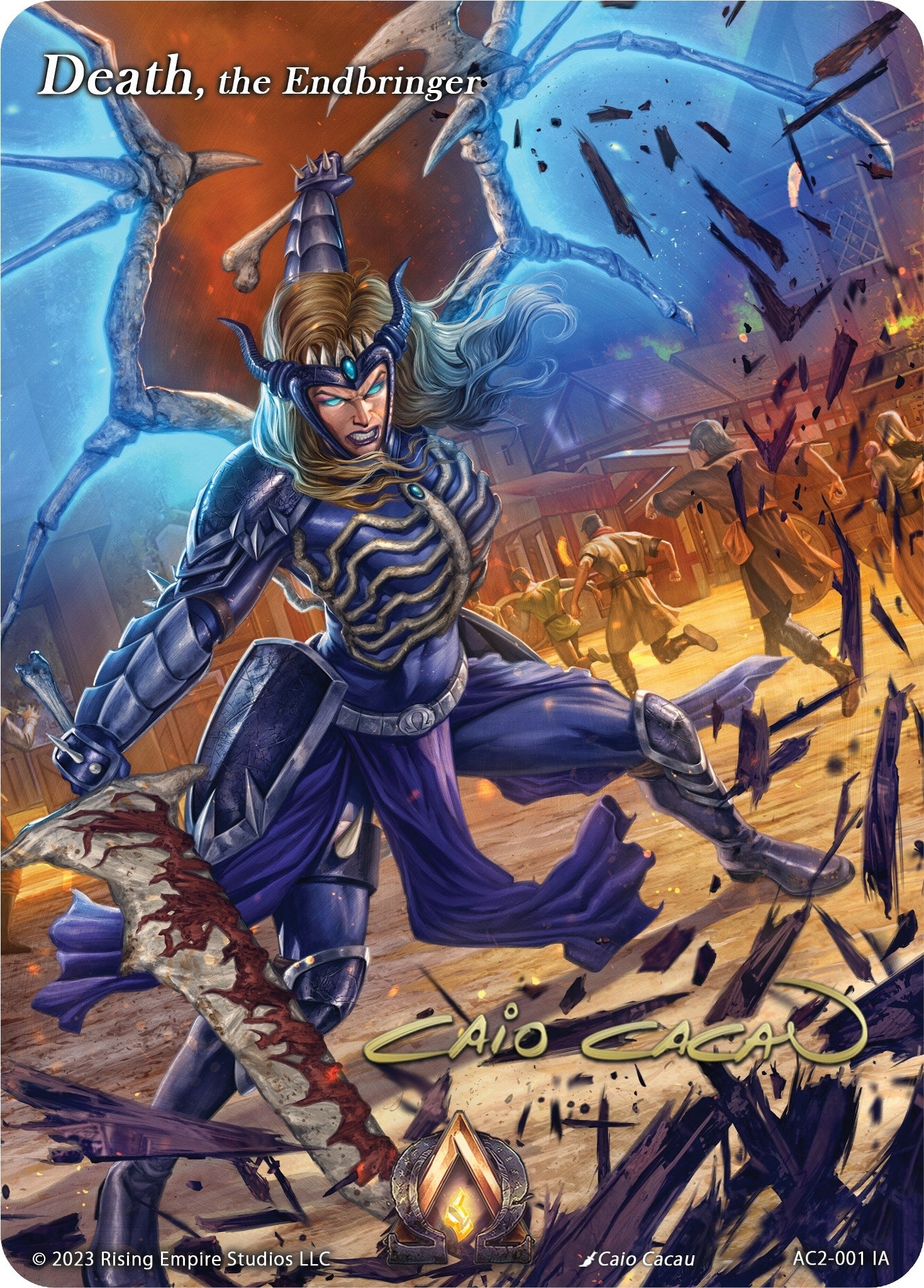 Image for Death, the Endbringer (Iconic Art) (AC2-001 IA) (Clashgrounds) - Alpha Clash