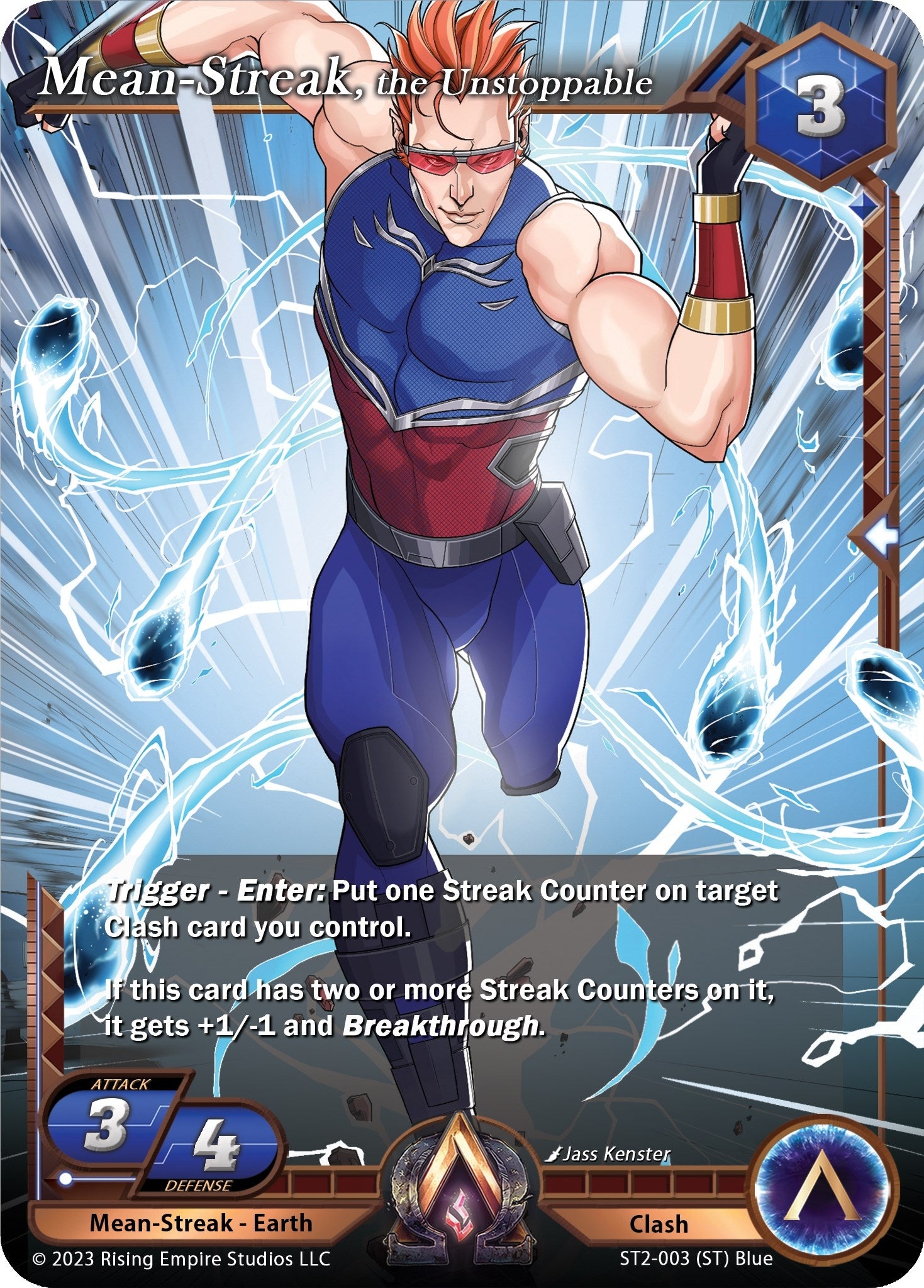 Image for Mean-Streak, the Unstoppable (ST2-003) (Clashgrounds) - Alpha Clash
