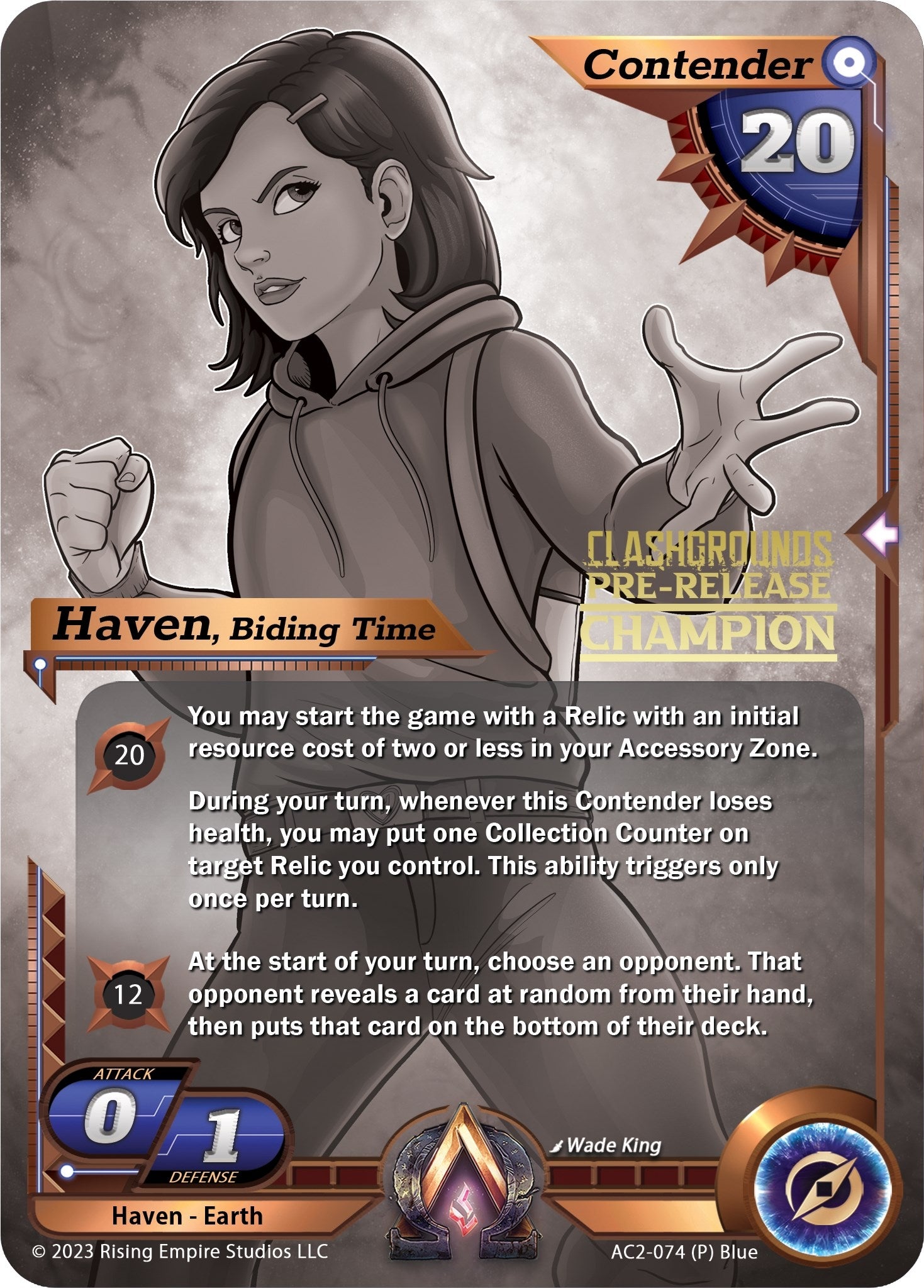 Image for Haven, Biding Time (Pre-Release Champion) (AC2-074) (Clashgrounds) - Alpha Clash