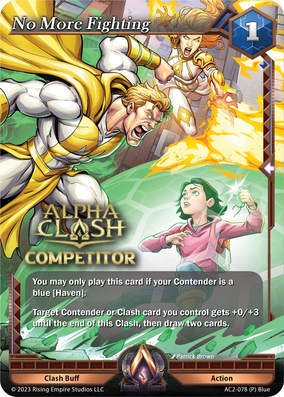 Image for No More Fighting (Competitor) (AC2-078) (Clashgrounds) - Alpha Clash