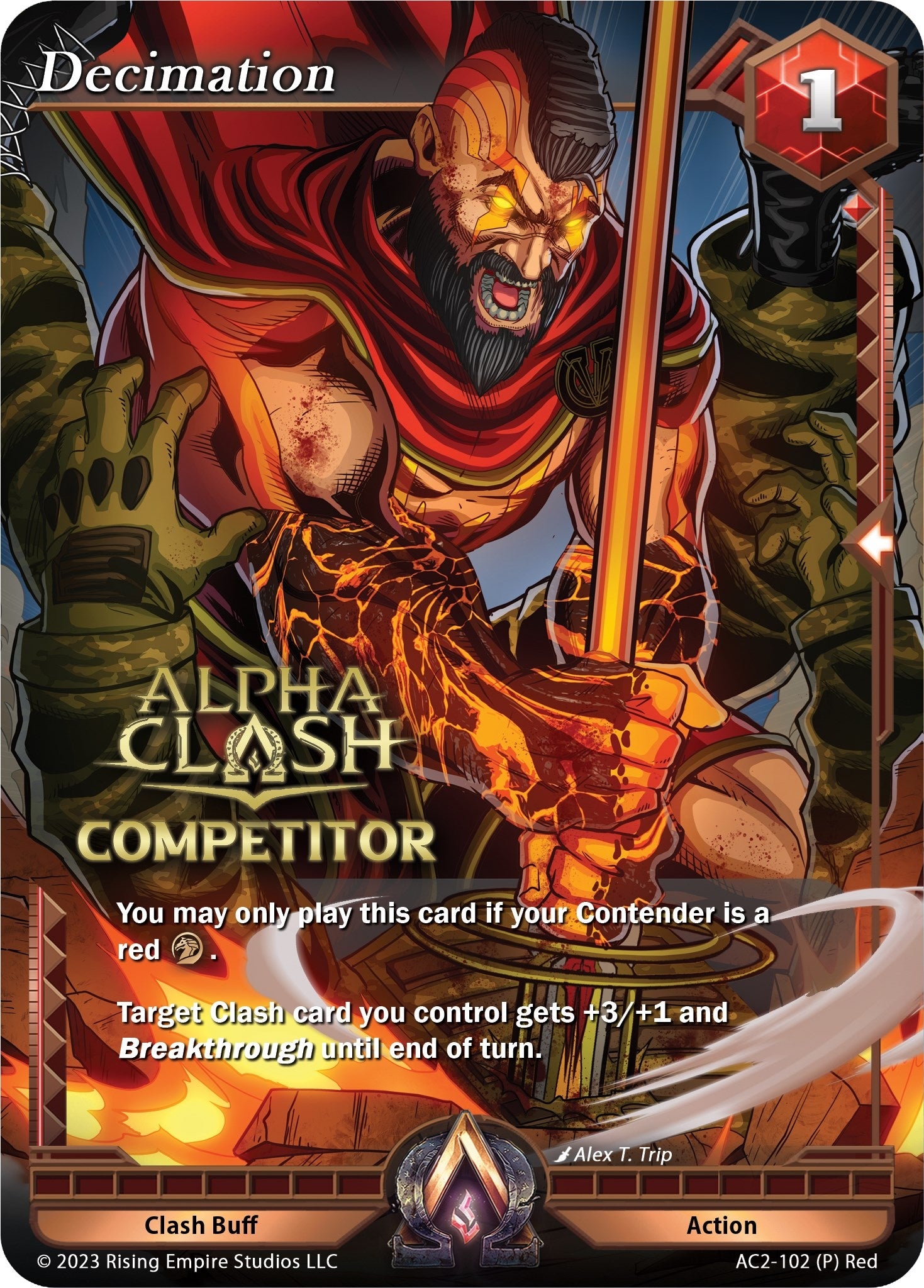 Image for Decimation (Competitor) (AC2-102) (Clashgrounds) - Alpha Clash