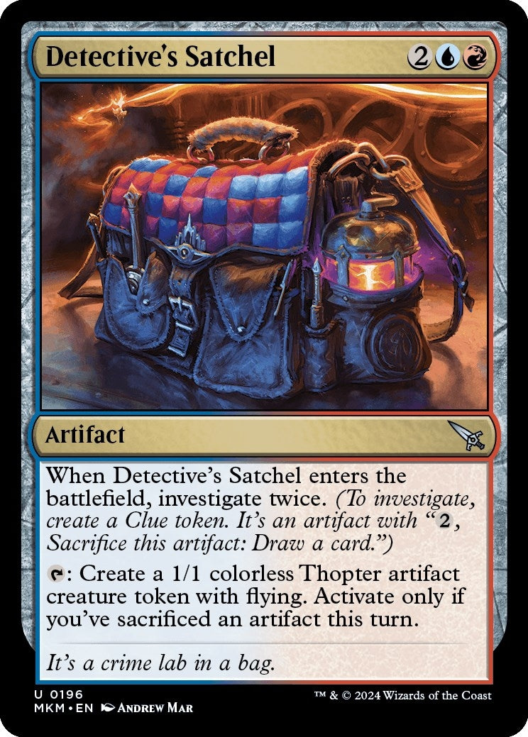 Image for Detective's Satchel (196) (Murders at Karlov Manor) - Magic: The Gathering