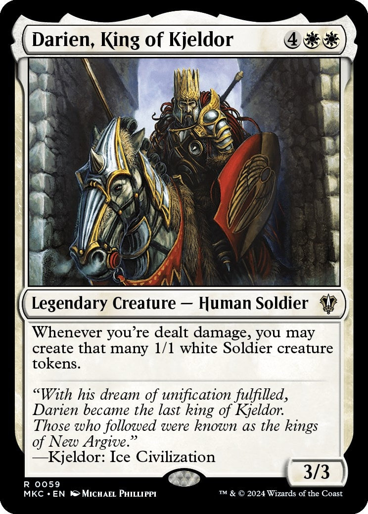Image for Darien, King of Kjeldor (59) (Murders at Karlov Manor) - Magic: The Gathering