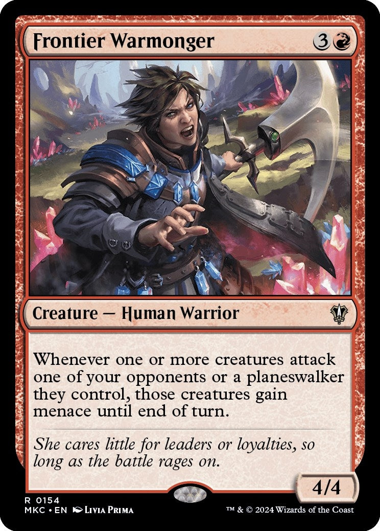 Image for Frontier Warmonger (154) (Murders at Karlov Manor) - Magic: The Gathering