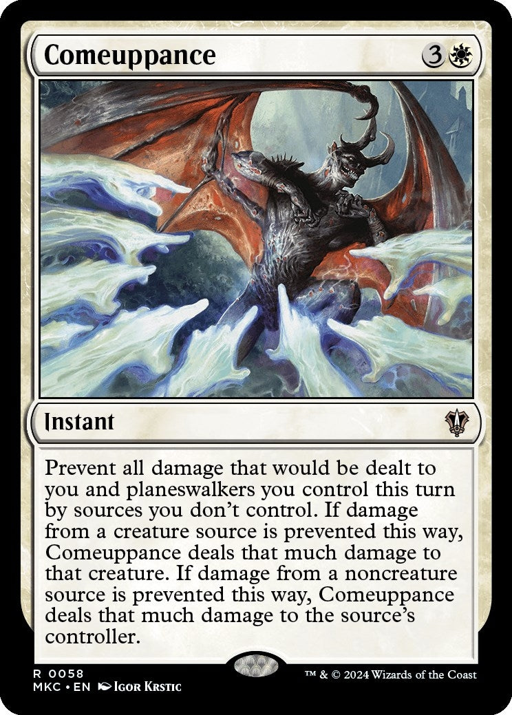 Image for Comeuppance (58) (Murders at Karlov Manor) - Magic: The Gathering