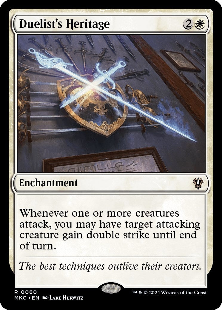 Image for Duelist's Heritage (60) (Murders at Karlov Manor) - Magic: The Gathering