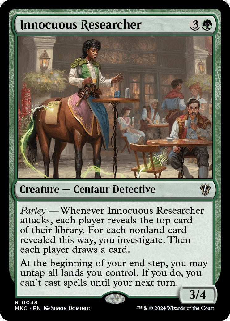Image for Innocuous Researcher (38) (Murders at Karlov Manor) - Magic: The Gathering