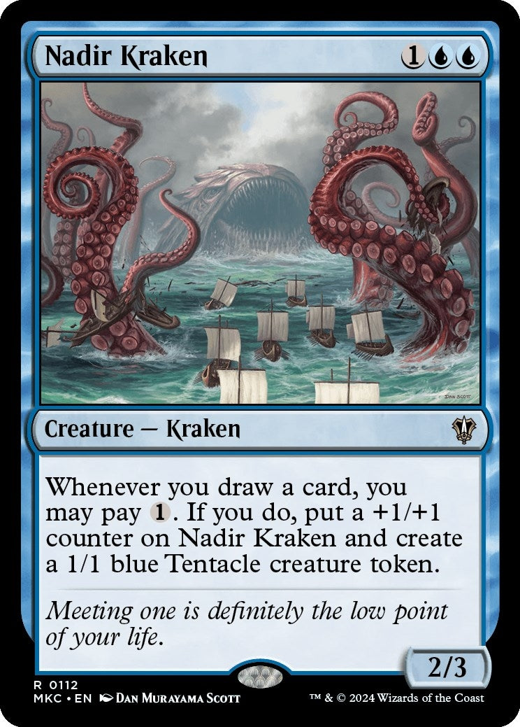 Image for Nadir Kraken (112) (Murders at Karlov Manor) - Magic: The Gathering