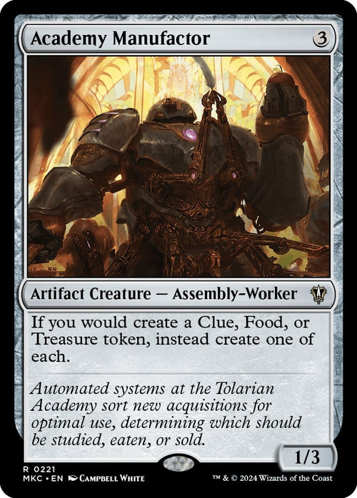 Image for Academy Manufactor (221) (Murders at Karlov Manor) - Magic: The Gathering