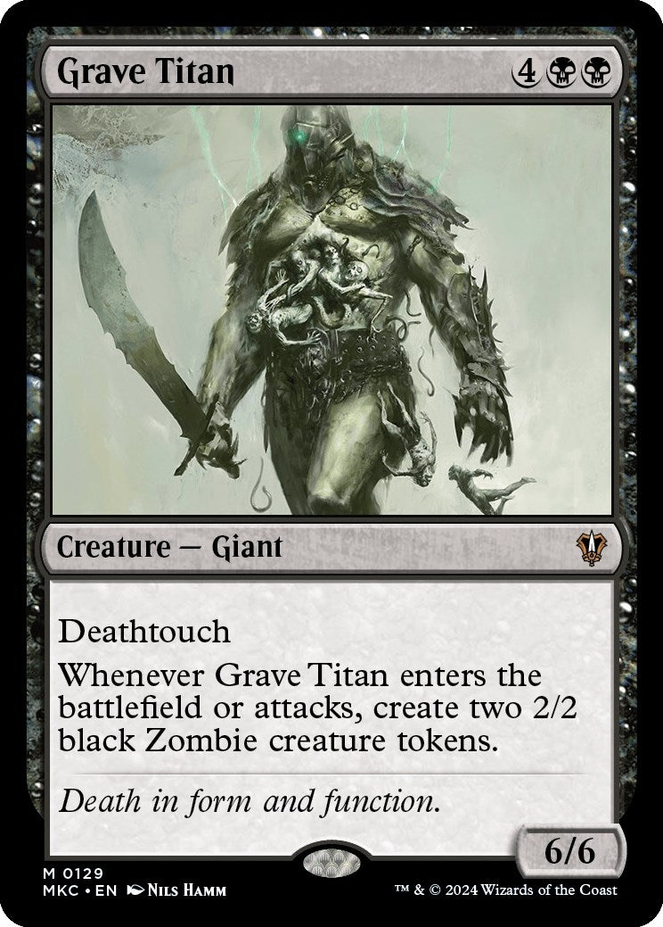Image for Grave Titan (129) (Murders at Karlov Manor) - Magic: The Gathering