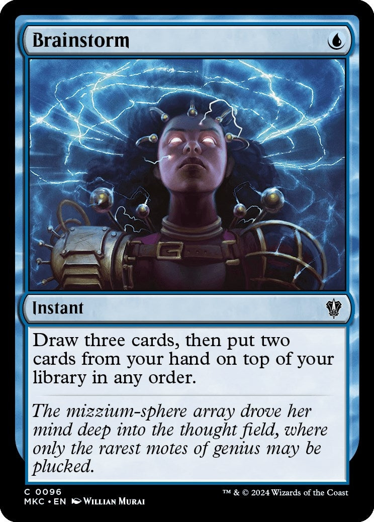 Image for Brainstorm (96) (Murders at Karlov Manor) - Magic: The Gathering