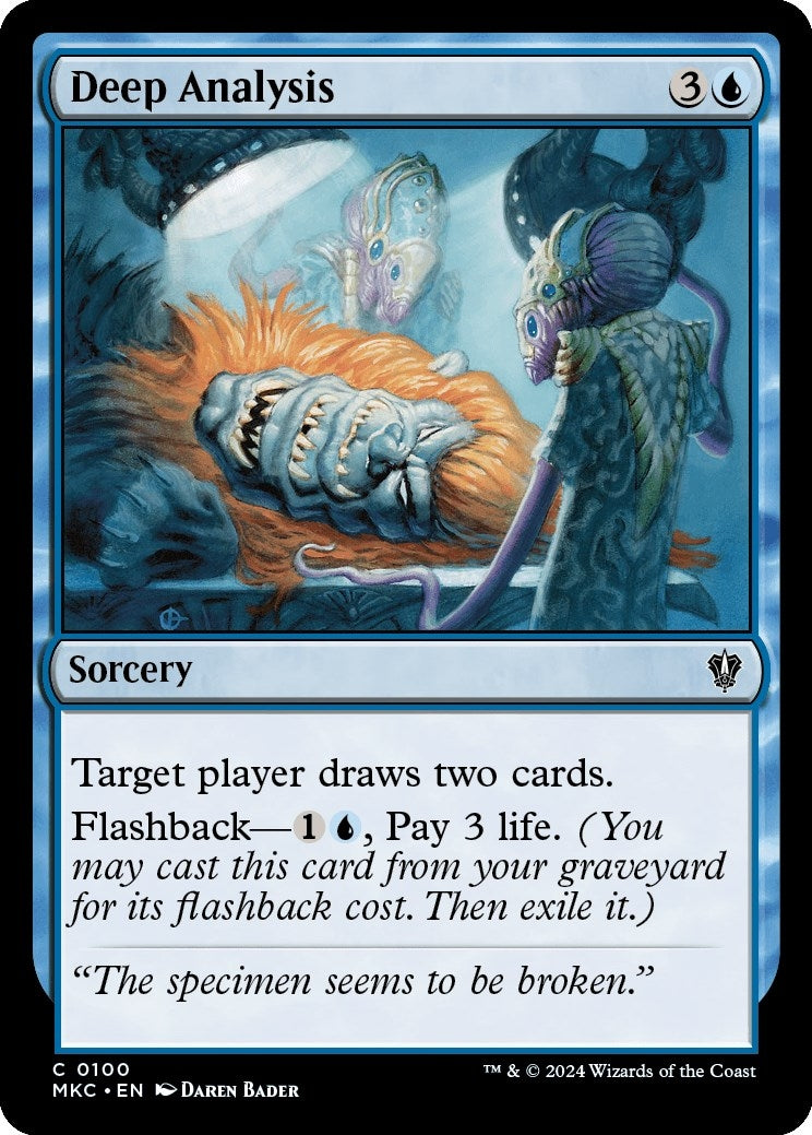 Image for Deep Analysis (100) (Murders at Karlov Manor) - Magic: The Gathering