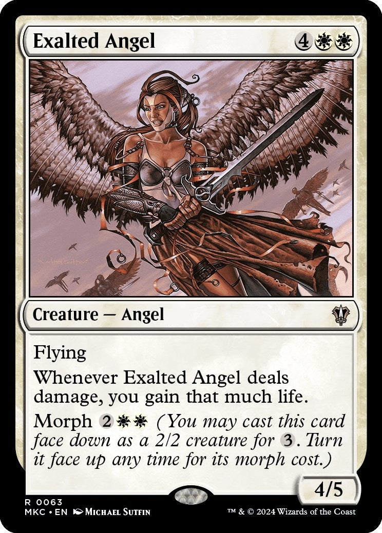 Image for Exalted Angel (63) (Murders at Karlov Manor) - Magic: The Gathering