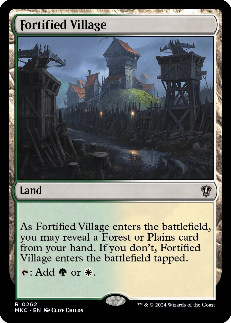 Image for Fortified Village (262) (Murders at Karlov Manor) - Magic: The Gathering