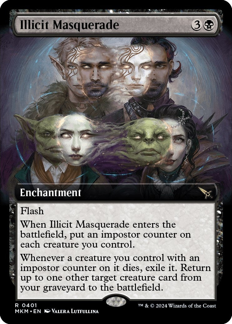 Image for Illicit Masquerade (Extended Art) (401) (Murders at Karlov Manor) - Magic: The Gathering
