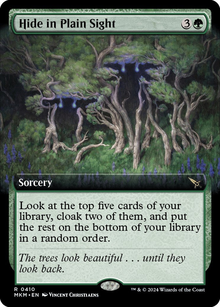Image for Hide in Plain Sight (Extended Art) (410) (Murders at Karlov Manor) - Magic: The Gathering