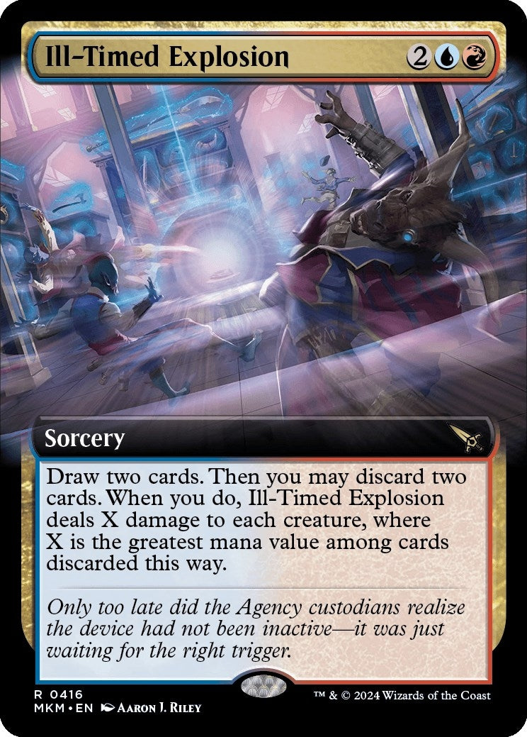 Image for Ill-Timed Explosion (Extended Art) (416) (Murders at Karlov Manor) - Magic: The Gathering