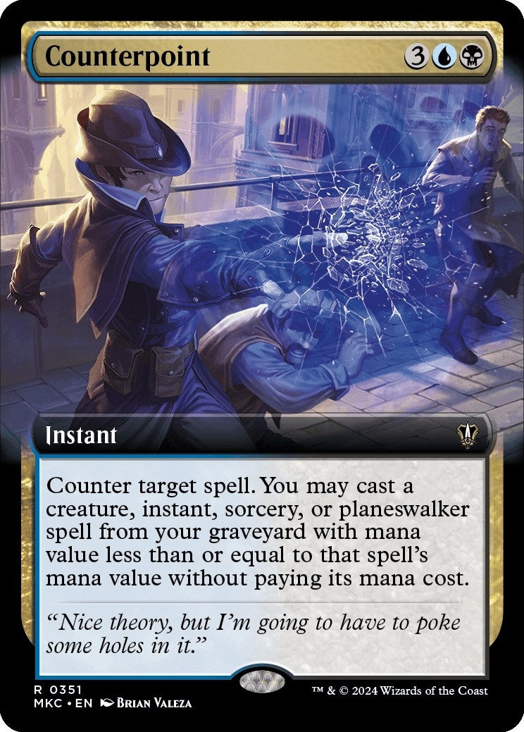 Image for Counterpoint (Extended Art) (351) (Murders at Karlov Manor) - Magic: The Gathering