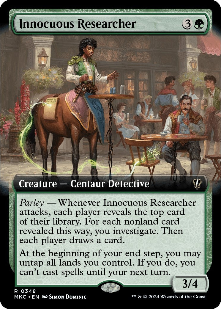Image for Innocuous Researcher (Extended Art) (348) (Murders at Karlov Manor) - Magic: The Gathering