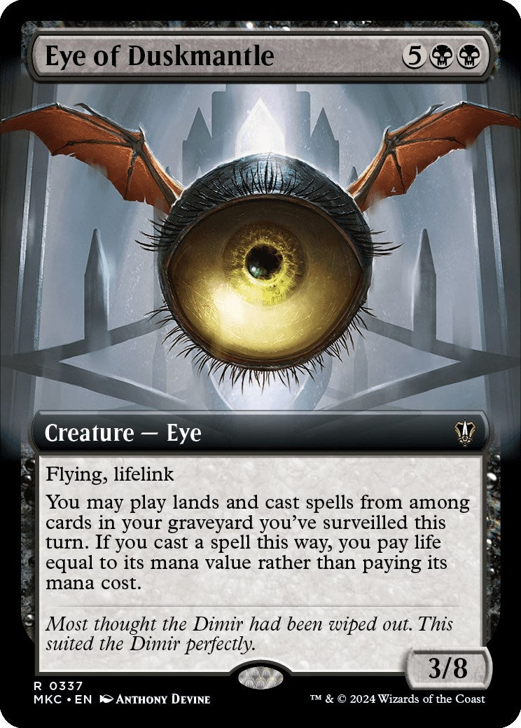 Image for Eye of Duskmantle (Extended Art) (337) (Murders at Karlov Manor) - Magic: The Gathering