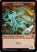 Image for Elemental (0024) // Dwarf Berserker Double-Sided Token (24 // 23) (Commander Masters) - Magic: The Gathering