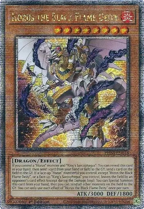 Image for Horus the Black Flame Deity (Quarter Century Secret Rare) (PHNI-EN018) (PHNI) - YuGiOh