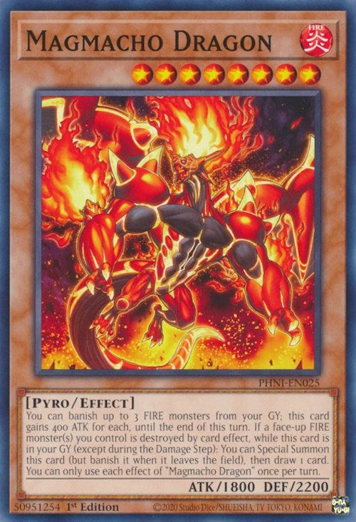 Image for Magmacho Dragon (PHNI-EN025) (PHNI) - YuGiOh