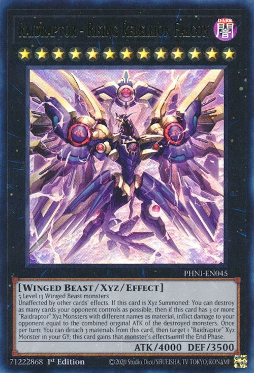 Image for Raidraptor - Rising Rebellion Falcon (PHNI-EN045) (PHNI) - YuGiOh