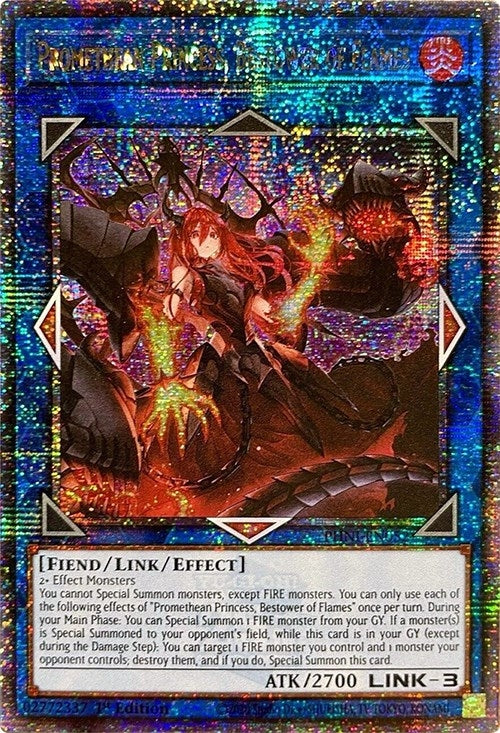 Image for Promethean Princess, Bestower of Flames (Quarter Century Secret Rare) (PHNI-EN052) (PHNI) - YuGiOh