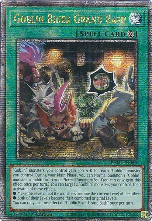 Image for Goblin Biker Grand Bash (Quarter Century Secret Rare) (PHNI-EN060) (PHNI) - YuGiOh