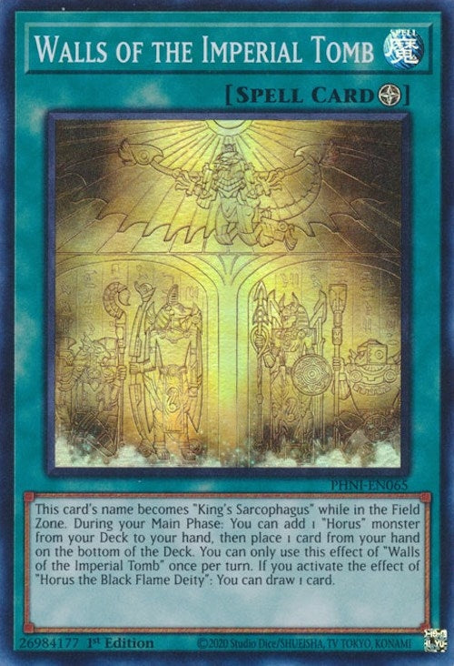 Image for Walls of the Imperial Tomb (PHNI-EN065) (PHNI) - YuGiOh