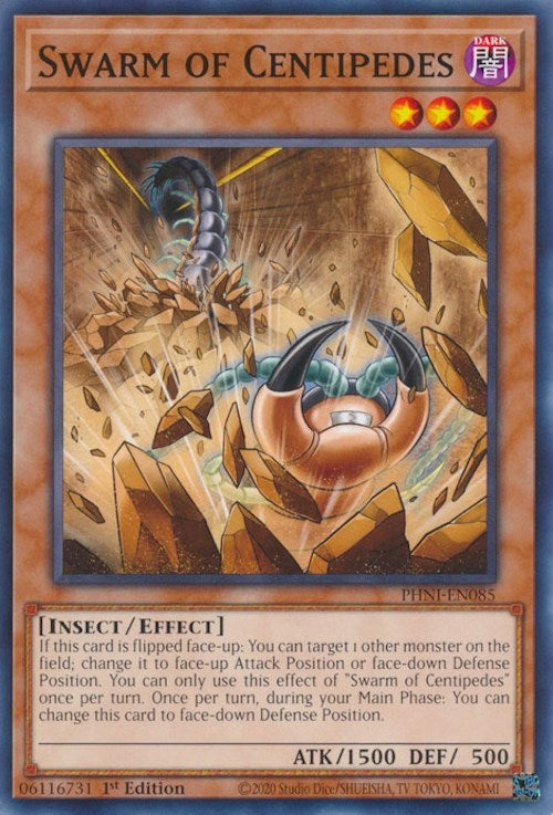 Image for Swarm of Centipedes (PHNI-EN085) (PHNI) - YuGiOh