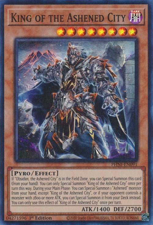Image for King of the Ashened City (PHNI-EN091) (PHNI) - YuGiOh