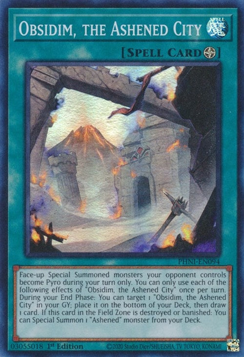 Image for Obsidim, the Ashened City (PHNI-EN094) (PHNI) - YuGiOh