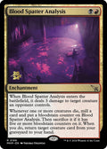 Image for Blood Spatter Analysis (189) (Prerelease Cards) - Magic: The Gathering