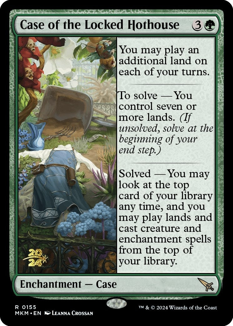 Image for Case of the Locked Hothouse (155) (Prerelease Cards) - Magic: The Gathering