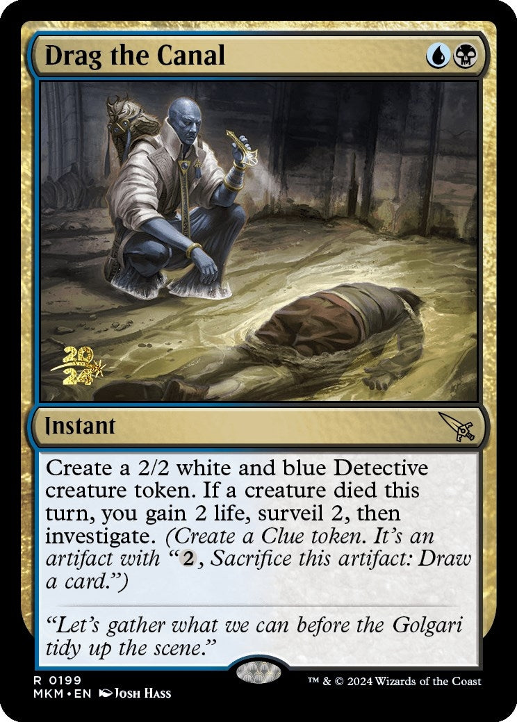 Image for Drag the Canal (199) (Prerelease Cards) - Magic: The Gathering