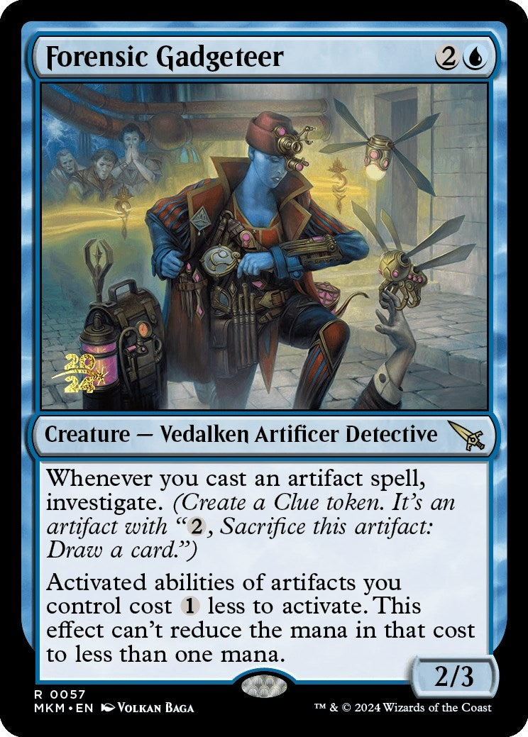 Image for Forensic Gadgeteer (57) (Prerelease Cards) - Magic: The Gathering