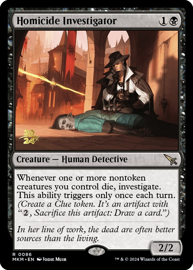 Image for Homicide Investigator (86) (Prerelease Cards) - Magic: The Gathering