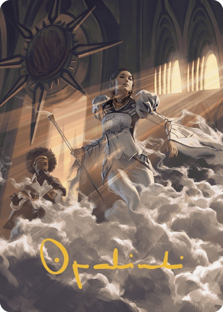 Image for Call a Surprise Witness Art Card (Gold-Stamped Signature) (28) (Murders at Karlov Manor) - Magic: The Gathering