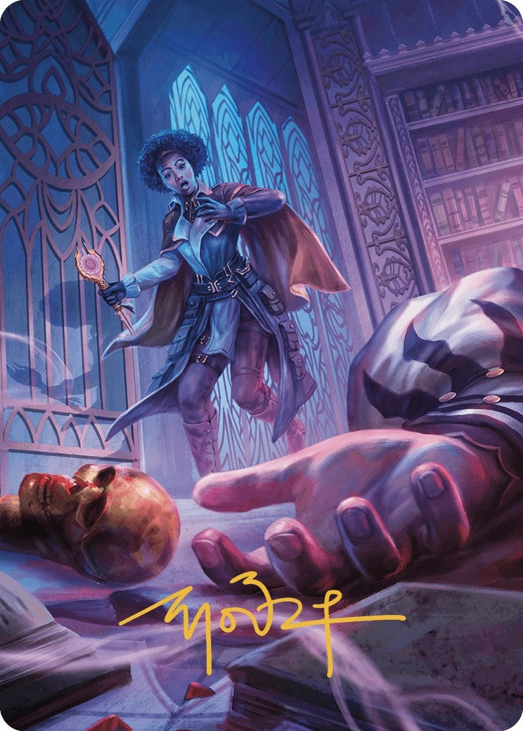 Image for Deadly Complication Art Card (Gold-Stamped Signature) (33) (Murders at Karlov Manor) - Magic: The Gathering