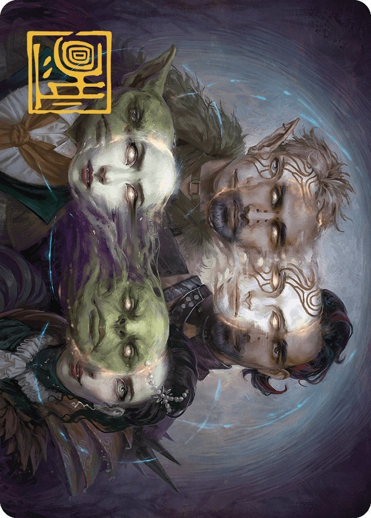 Image for Illicit Masquerade Art Card (Gold-Stamped Signature) (8) (Murders at Karlov Manor) - Magic: The Gathering