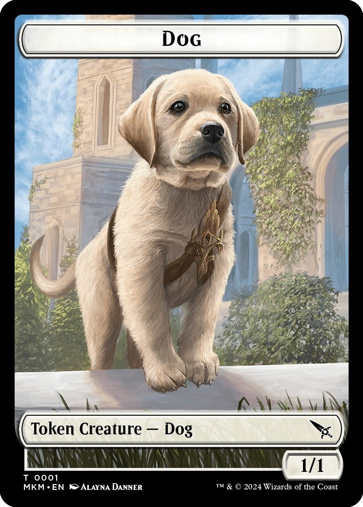 Image for Dog Token (1) (Murders at Karlov Manor) - Magic: The Gathering