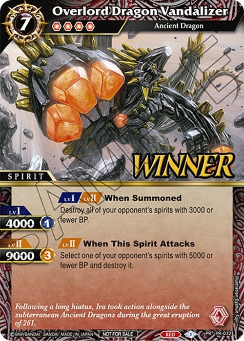 Image for Overlord Dragon Vandalizer (Tournament Pack Vol. 4 -Winner-) (PR-032) (Launch & Event Promos) - Battle Spirits Saga